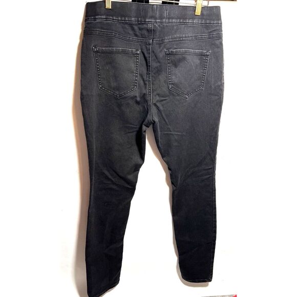 Est. 1946 Denim Black Jeans Women's Size 10 Elastic‎ Waist Pull Up - Picture 1 of 7